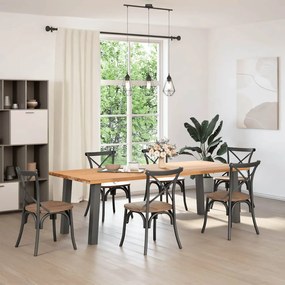 vidaXL Πόδια Κονσόλας 4 τεμ. Ανθρακί 72 εκ. Ατσάλι