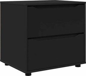 vidaXL Ντουλάπι αποθήκευσης Μαύρο 60 x 48 x 57 εκ Επεξεργασμένο ξύλο