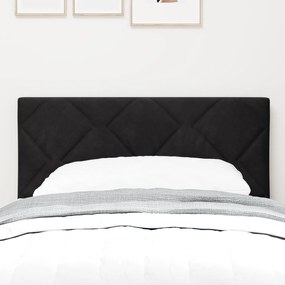 vidaXL LED Κεφαλάρι Σχέδιο Διαμαντιών Μαύρο 80 εκ. Βελούδο