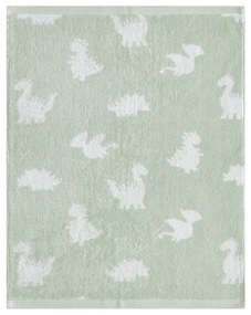 Πετσέτα Βρεφική Saurus Green Kentia Προσώπου 46x60cm 100% Βαμβάκι
