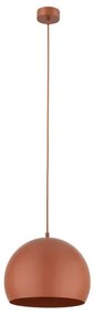 Κρεμαστό Φωτιστικό Οροφής 1xE27 Φ27cm Zoe TK Lighting -10175-Κόκκινο 10175