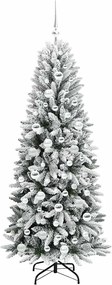 vidaXL Τεχνητό Χριστουγεννιάτικο Δέντρο με 300 LED Λευκό 180 cm