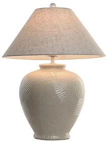 Επιτραπέζιο Φωτιστικό Home ESPRIT Κρεμ 50 W 220 V