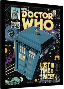 Κορνιζαρισμένη αφίσα Doctor Who - Lost In Time And Space