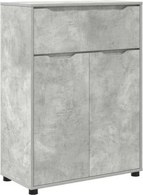 vidaXL Ντουλάπι Μπάνιου Σκυρόδεμα Γκρι 72,5 x 36,5 x 100 εκ