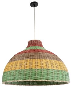 Φωτιστικό Οροφής Κρεμαστό Caballeros 02054 Boho 1xE27 IP20 70x48cm Multi GloboStar