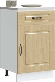 vidaXL ντουλάπι βάσης κουζίνας Kalmar Sonoma δρυς Επεξεργασμένο Ξύλο
