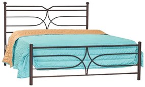 Νο 10 Μεταλλικό κρεβάτι Υπέρδιπλο 160Χ200 Μαζί με τάβλες και στρώμα