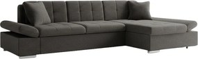 Γωνιακός καναπές Montana-Ανθρακί-Δεξιά