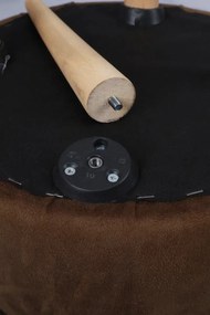 Stewehome Πολυλειτουργικό πουφ κάθισμα με στρογγυλό σχήμα και ρετρό στυλ
