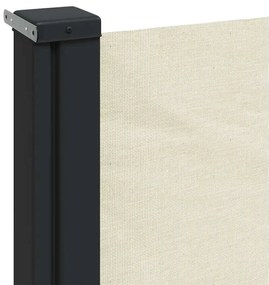 vidaXL Σκίαστρο Πλαϊνό Συρόμενο Κρεμ 140 x 300 εκ.