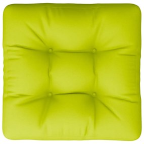 vidaXL Μαξιλάρι Παλέτας Αν. Πράσινο 58 x 58 x 10 εκ. Υφασμάτινο