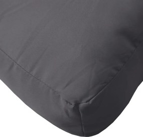 vidaXL Μαξιλάρι Παλέτας Ανθρακί 60 x 61,50 x 12 εκ. Υφασμάτινο