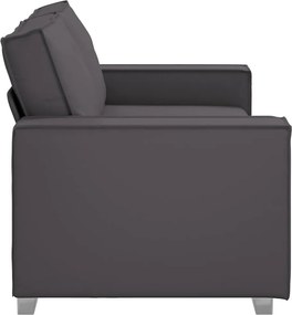 vidaXL Διθέσιος καναπές Γκρι 180 cm Τεχνητό Δέρμα