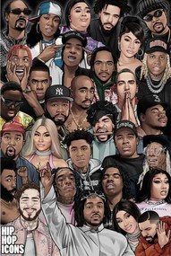 Αφίσα Hip Hop - Icons, (61 x 91.5 cm)