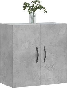 vidaXL Ντουλάπι Τοίχου Γκρι Σκυροδέματος 60x31x60 εκ. Επεξεργ. Ξύλο