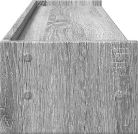 vidaXL Βάση Οθόνης Γκρι Sonoma 100x24x16 εκ. από Επεξεργασμένο Ξύλο