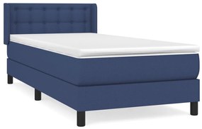 ΚΡΕΒΑΤΙ BOXSPRING ΜΕ ΣΤΡΩΜΑ ΜΠΛΕ 90X190 ΕΚ.ΥΦΑΣΜΑΤΙΝΟ 3129999