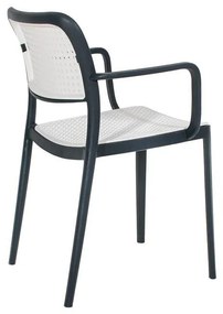 Καρέκλα Olesia Fylliana Ανθρακί - Γκρί 56x43x81 εκ. 56x43x81 εκ.