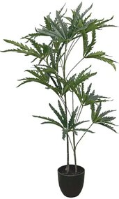 Τεχνητό Δέντρο Σε Κασπώ Μελικοκιά 04-10083 100cm Green Marhome Συνθετικό Υλικό
