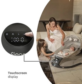 Κούνια Ηλεκτρική Siena  Graphite 10090110002 Lorelli