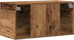 vidaXL Ντουλάπι τοίχου Παλαιό Ξύλο 80x39x40 cm Επεξεργασμένο ξύλο