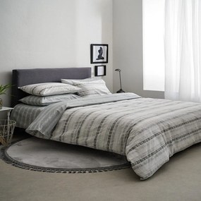 Σεντόνια Irene-1 (Σετ 4τμχ) Grey Vesta Home Queen Size 240x260cm 100% Βαμβάκι