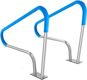 VEVOR Pool Handrail 2 PCS 48x36in Stainless Steel with Base Plate for Spas