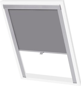 vidaXL Στόρι Ρόλερ Συσκότισης (Blackout) Γκρι CK04
