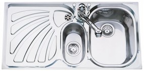 Macart  Suter SL-100 Ένθετος Ανοξείδωτος Nεροχύτης Aνάγλυφης Eπιφάνειας Ποδιά Δεξιά