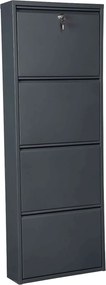 Shoe Cabinet Garda 4 - Anthracite Anthracite