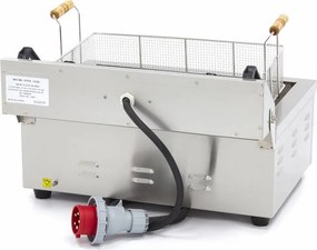 Deep Fryer - 20L - 1 Basket - with Drain Tap