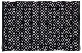 Boho 60x90 black πατάκι μπάνιου Sealskin