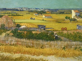 Εκτύπωση έργου τέχνης The Harvest (Vintage Autumn Landscape) - Vincent van Gogh, (40 x 30 cm)