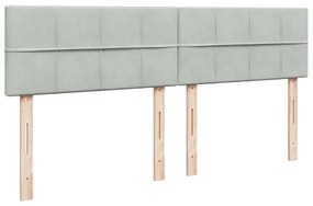 ΚΡΕΒΑΤΙ BOXSPRING ΜΕ ΣΤΡΩΜΑ ΑΝΟΙΧΤΟ ΓΚΡΙ 200X200 ΕΚ. ΒΕΛΟΥΔΙΝΟ 3286402