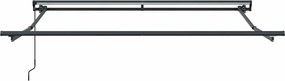 vidaXL Σκελετός Τέντας Πράσινο και Λευκό 350 x 250 εκ
