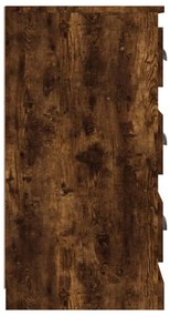 vidaXL Μπουφές Καπνιστή Δρυς 70x35,5x67,5 εκ. από Επεξεργασμένο Ξύλο