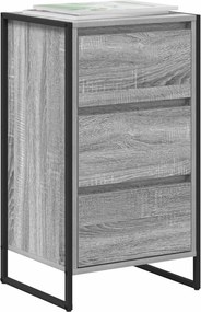 vidaXL Πλαϊνό γραφείο Γκρίζο Σονομα 42 x 36 x 75.5 εκ.