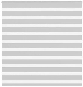 vidaXL Ζέβρα τυφλή Ανοιχτό Γκρι Πλάτος υφάσματος 145,9 εκ. Πολυεστέρας