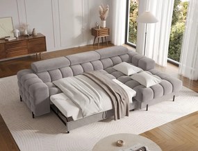 Γωνιακός καναπές Freyia-Gkri-Δεξιά - 285.00Χ181.00Χ93.00cm