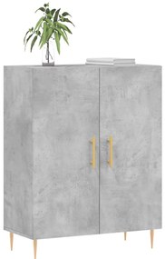 vidaXL Ντουλάπι Γκρι Σκυροδέματος 69,5x34x90 εκ. Επεξεργασμένο Ξύλο