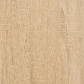 vidaXL Γραφείο Sonoma Δρυς 140 x 50 x 77 εκ. από Επεξ. Ξύλο