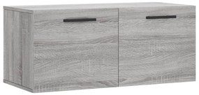 vidaXL Ντουλάπι Τοίχου Γκρι Sonoma 80x36,5x35 εκ. Επεξεργασμένο Ξύλο