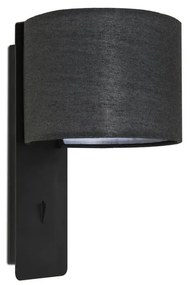 Φωτιστικό Τοίχου - Απλίκα Fold 64303 E27 max 15W Black Faro Barcelona