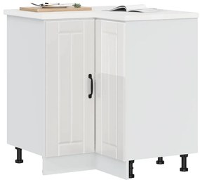Γωνιακό ντουλάπι βάσης κουζίνας "Lucca" High Gloss White