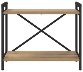 vidaXL Βιβλιοθήκη artisan δρυς 60 x 30 x 48.5 εκ Επεξεργασμένο ξύλο