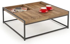 Frey Τραπεζάκι Σαλονιού Καφέ 84x80x30