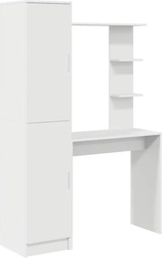 vidaXL Γραφείο 2 pcs Λευκό