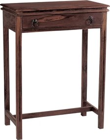 CONSOLE Κονσόλα 1 Συρτάρι Ξύλο Sheesham Καρυδί   1τμχ