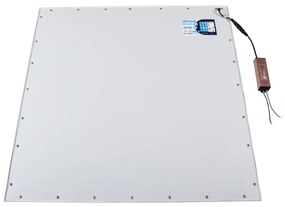 GloboStar® 60210 Χωνευτό LED Panel Milky Super Slim 60x60cm 48W 4560lm 120° CRI≥80Ra UGR<19 AC 220-240V IP20 Μ60 x Π60 x Υ1.5cm - Φυσικό Λευκό 4500K - TÜV Certified Driver - 5 Years Warranty